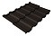 Профиль волновой модульный квинта Uno Grand Line c 3D резом 0,45 Drap TX RR 32 темно-коричневый