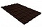 Профиль волновой Кредо Grand Line 0,5 GreenCoat Pural BT, matt RR 887 шоколадно-коричневый (RAL 8017 шоколад)