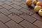 Тротуарная плитка Steingot Прямоугольник 200*100*60 Темно-коричневый (верхний прокрас, минифаска)