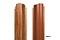 Штакетник П-образный А фигурный 0,5 GreenCoat Pural Matt RR 23 темно-серый (RAL 7024 мокрый асфальт)