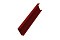 Декоративная накладка на столб 0,5 Satin с пленкой RAL 3011 коричнево-красный