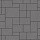 Тротуарная плитка Инсбрук Альпен, 40 мм, серый, гладкая