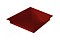 Колпак на столб 390х390мм 0,45 PE с пленкой RAL 3011 коричнево-красный