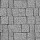 Тротуарная плитка Старый город, 60 мм, серый, бассировка