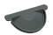 Заглушка торцевая универсальная 125 мм Matte PU RAL 7024