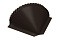 Заглушка конусная GreenCoat Pural Matt RR 32 темно-коричневый (RAL 8019 серо-коричневый)