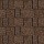 Тротуарная плитка Старый город, 60 мм, коричневый, бассировка