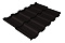 Профиль волновой модульный Квинта Uno Grand Line c 3D резом 0,5 GreenCoat Pural BT, matt RR 33 черный (RAL 9004 сигнальный черный)