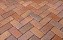 Тротуарная клинкерная брусчатка Penter Florenz bunt orangegelb geflammt, 240*118*52 мм
