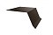 Планка капельник100х55 0,5 GreenCoat Pural Matt RR 32 темно-коричневый (RAL 8019 серо-коричневый)