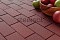 Тротуарная плитка Steingot Прямоугольник 200*100*40 Темно-красный (верхний прокрас, минифаска)