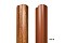 Штакетник М-образный А фигурный 0,45 Print-Double Antique Wood