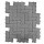 Тротуарная плитка BRAER Волна, Серый, h=70 мм