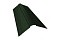 Планка конька фигурного 150x150 0,5 GreenCoat Pural RR 11 темно-зеленый (RAL 6020 хромовая зелень)