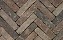 Клинкерная тротуарная брусчатка Penter Pastorale mix tumbled, 200*50*65 мм