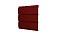 Софит металлический центральная перфорация 0,5 Satin с пленкой RAL 3011 коричнево-красный