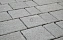 Тротуарная плитка Старый город, 60 мм, серый, бассировка