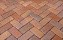Тротуарная клинкерная брусчатка Penter Florenz bunt orangegelb geflammt, 240*118*52 мм