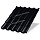 Металлочерепица МЕТАЛЛ ПРОФИЛЬ Трамонтана-SL (VikingMP E-20-9005-0.5)