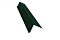 Планка торцевая 80х100 0,5 GreenCoat Pural с пленкой RR 11 темно-зеленый (RAL 6020 хромовая зелень)