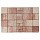 Тротуарная плитка BRAER Мозаика, Color Mix "Фламинго", h=60 мм
