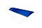 Планка стартово-финишная (Блок-хаус, Экобрус) Grand Line 0,45 PE с пленкой RAL 5005 сигнальный синий