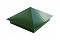 Колпак на столб 390х390мм 0,45 PE с пленкой RAL 6002 лиственно-зеленый