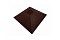 Колпак на столб под фонарь 390х390мм 0,5 GreenCoat Pural Matt с пленкой RR 887 шоколадно-коричневый (RAL 8017 шоколад)