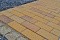 Тротуарная клинкерная брусчатка Vandersanden Plauen желтая, 200*100*45 мм