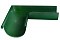 Угол желоба внешний Grand Line 90 гр 125 мм RAL 6005 зеленый мох
