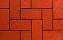 Клинкерная брусчатка бордюрная ABC Rot-nuanciert, 240х200х62 мм