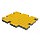 Тротуарная плитка BRAER Волна, Желтый, h=70 мм