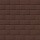 Тротуарная плитка Прямоугольник Лайн, 60 мм, коричневый, гладкая