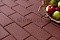 Тротуарная плитка Steingot Прямоугольник 200*100*60 Темно-красный (верхний прокрас)