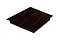 Колпак на столб 390х390мм 0,5 Velur20 с пленкой RR 32 темно-коричневый