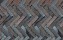 Клинкерная брусчатка ригельная ABC Gotland blau-braun Schmolz, 292х71х52 мм