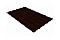 Металлочерепица квадро профи Grand Line 0,5 Стальной бархат RR 32 темно-коричневый