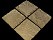 Песчаник серо-зеленый 100х100, 100х200, 200x200 с заколом, толщина 30 мм