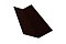 Планка ендовы верхней 145х145 0,5 Velur20 RR 32 темно-коричневый