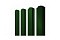 Штакетник Прямоугольный фигурный 0,45 PE-Double RAL 6005 зеленый мох (2,0м)