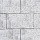 Тротуарная плитка Парк Плейс, 80 мм, белый, бассировка