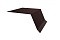 Планка капельник100х55 0,5 GreenCoat Pural Matt RR 887 шоколадно-коричневый (8017)