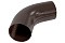 Колено 60 град 90 мм Мatt RAL 8017