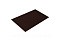 Плоский лист 0,5 Velur20 с пленкой RAL 8017 шоколад