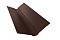 Планка ендовы верхней фигурной 150x150 0,5 Velur20 RAL 8017 шоколад