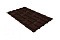 Металлочерепица квадро профи Grand Line 0,5 Atlas RAL 8017 шоколад