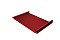 Кликфальц 0,45 PE с пленкой на замках RAL 3003 рубиново-красный